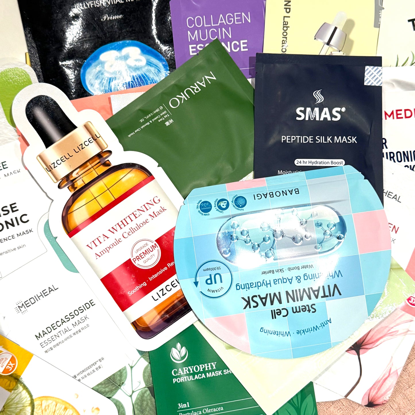 Glow Like a Pro! ✨ - 30x Sheet Masks - All Skin Type