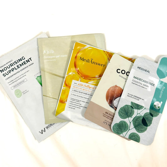 Starter Box - 5x Sheet Masks - Glow/Brightening